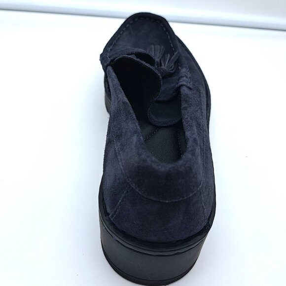 Born Women's Capri Tassel Platform Loafer Navy Suede - Size 10 - Picture 10 of 13